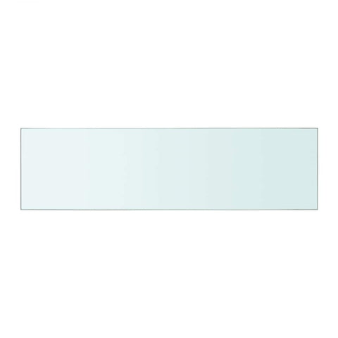vidaXL Shelves 2 pcs Panel Glass Clear 50x12 cm