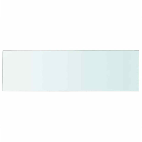 vidaXL Shelves 2 pcs Panel Glass Clear 80x25 cm