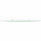 vidaXL Corner Shelves 2 pcs with Chrome Supports Glass White 35x35 cm