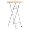 vidaXL Folding Bar Table Legs Silver 45x53x108 cm Galvanised Steel
