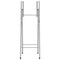 vidaXL Folding Bar Table Legs Silver 45x53x108 cm Galvanised Steel