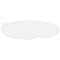 vidaXL Table Protector Transparent Ø 80 cm 2 mm PVC