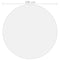 vidaXL Table Protector Transparent Ø 100 cm 1.6 mm PVC