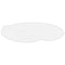 vidaXL Table Protector Matte Ø 100 cm 2 mm PVC
