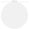 vidaXL Table Protector Transparent Ø 110 cm 1.6 mm PVC