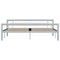 vidaXL Bed Frame without Mattress Grey and White Metal 180x200 cm Super King