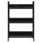 vidaXL 3-Layer Book Shelf Black 60x27.6x90.5 cm Engineered Wood