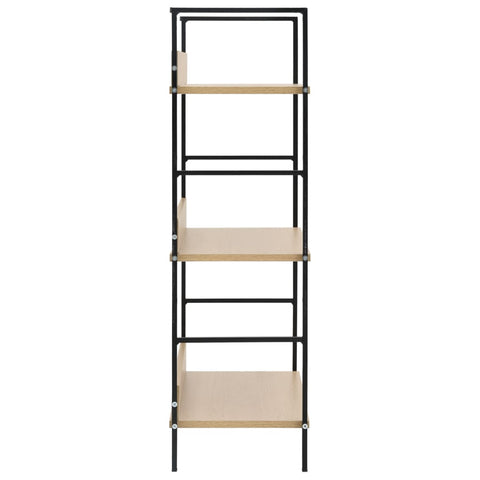 vidaXL 3-Layer Book Shelf Oak 60x27.6x90.5 cm Engineered Wood