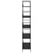 vidaXL 5-Layer Book Shelf Black 60x27.6x158.5 cm Engineered Wood