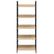 vidaXL 5-Layer Book Shelf Oak 60x27.6x158.5 cm Engineered Wood