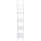 vidaXL 5-Layer Book Shelf White 60x27.6x158.5 cm Engineered Wood