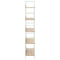 vidaXL 5-Layer Book Shelf Oak 60x27.6x158.5 cm Engineered Wood