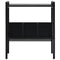 vidaXL 2-Layer Book Shelf Black 52x28x59 cm Engineered Wood