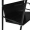 vidaXL 2-Layer Book Shelf Black 52x28x59 cm Engineered Wood