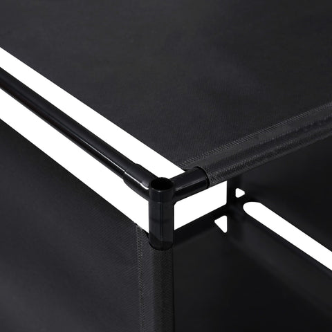 vidaXL Display Staircase Shelf 130x45x170cm Fabric