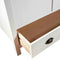 vidaXL 2-Door Wardrobe Hill White 89x50x170 cm Solid Pine Wood