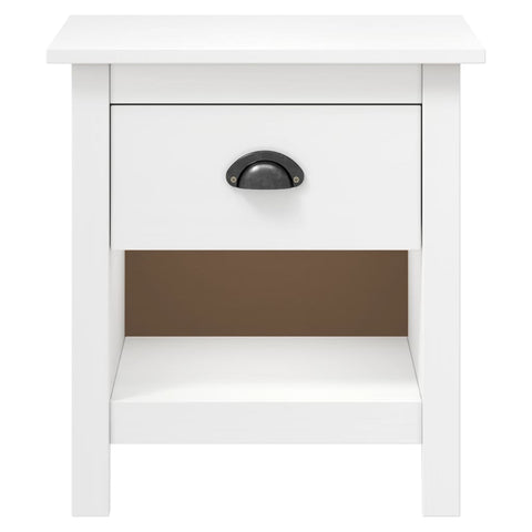 vidaXL Bedside Cabinets 2 pcs Hill 46x35x49.5 cm Solid Pine Wood