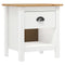vidaXL Bedside Cabinets 2 pcs Hill 46x35x49.5 cm Solid Pine Wood