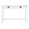 vidaXL Console Table Hill with 2 Drawers 110x45x74 cm Solid Pine Wood