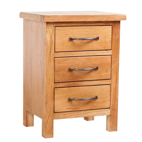 vidaXL Nightstands 2 pcs 40x30x54 cm Solid Oak Wood