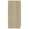 vidaXL Sideboard Sonoma Oak 60x35x76 cm Engineered Wood