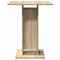 vidaXL Bistro Table Sonoma Oak 60x60x75 cm Engineered Wood