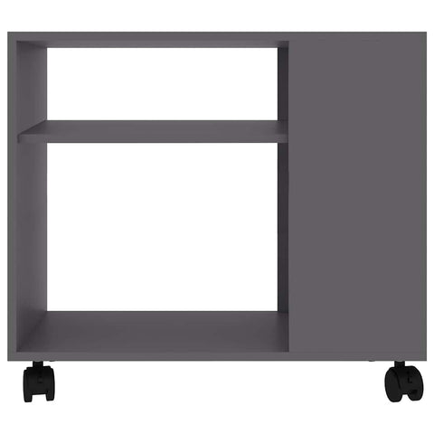 vidaXL Side Table Grey 70x35x55 cm Engineered Wood