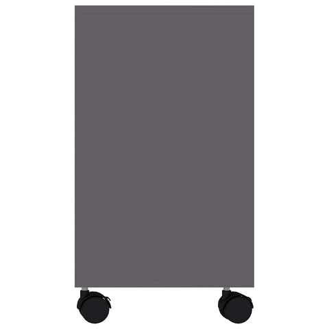 vidaXL Side Table Grey 70x35x55 cm Engineered Wood
