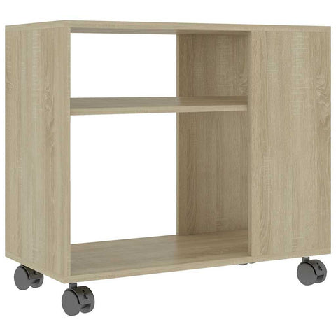 vidaXL Side Table Sonoma Oak 70x35x55 cm Engineered Wood