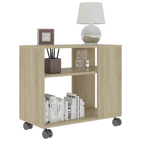 vidaXL Side Table Sonoma Oak 70x35x55 cm Engineered Wood