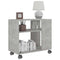 vidaXL Side Table Concrete Grey 70x35x55 cm Engineered Wood