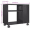 vidaXL Side Table High Gloss Grey 70x35x55 cm Engineered Wood