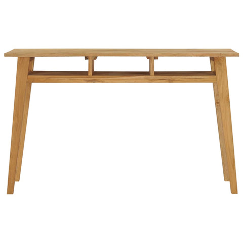 vidaXL Console Table 120x35x75 cm Solid Teak Wood
