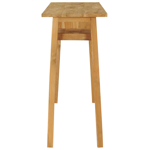 vidaXL Console Table 120x35x75 cm Solid Teak Wood