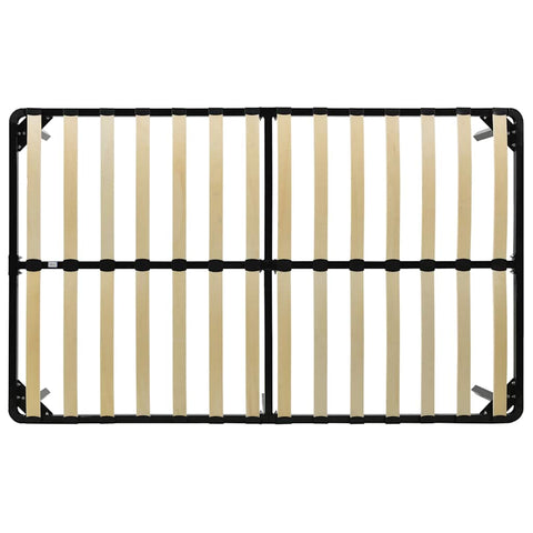 vidaXL Bed Frame without Mattress Black Metal 160x200 cm