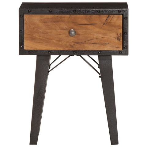 vidaXL Bedside Cabinet 40x30x50 cm Solid Reclaimed Wood