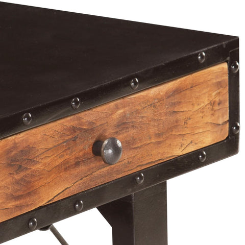 vidaXL Console Table 118x35x76 cm Solid Reclaimed Wood