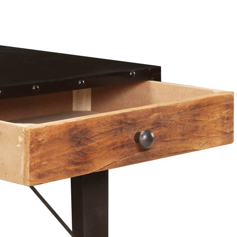 vidaXL Console Table 118x35x76 cm Solid Reclaimed Wood