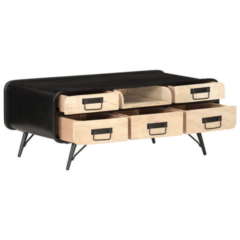 vidaXL Coffee Table 100x50x40 cm Solid Mango Wood