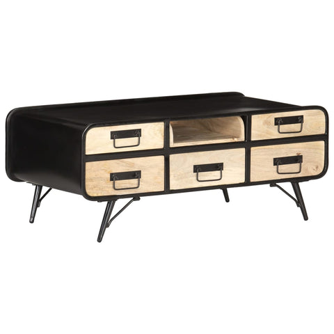 vidaXL Coffee Table 100x50x40 cm Solid Mango Wood