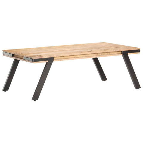 vidaXL Coffee Table 114x65x40 cm Solid Mango Wood