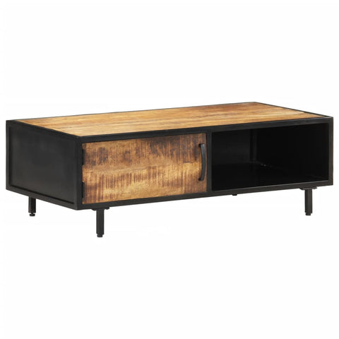 vidaXL Coffee Table 105x50x35 cm Rough Mango Wood