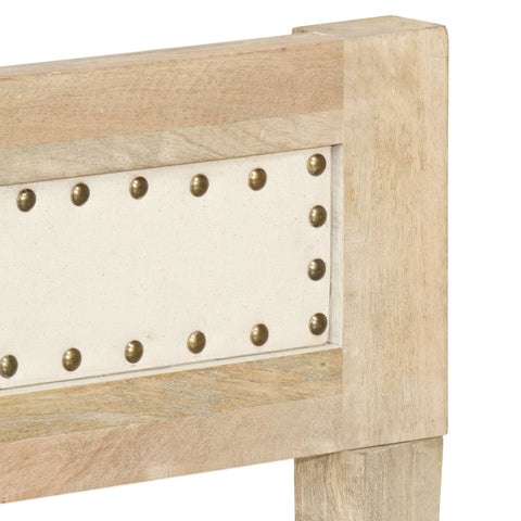 vidaXL Bed Frame without Mattress Solid Mango Wood 200 cm