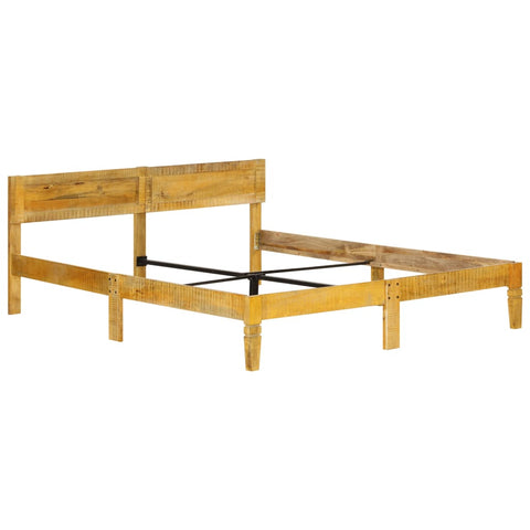 vidaXL Bed Frame without Mattress Solid Mango Wood 180 cm