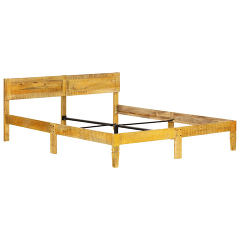 vidaXL Bed Frame without Mattress Solid Mango Wood 180 cm