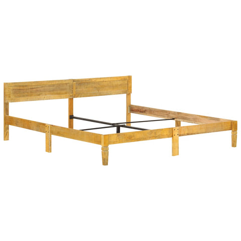 vidaXL Bed Frame without Mattress Solid Mango Wood 200 cm