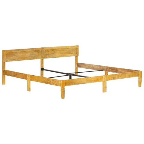 vidaXL Bed Frame without Mattress Solid Mango Wood 200 cm