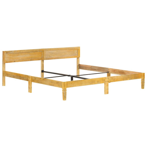 vidaXL Bed Frame without Mattress Solid Mango Wood 200 cm