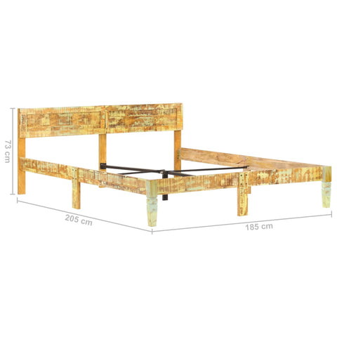 vidaXL Bed Frame without Mattress Solid Reclaimed Wood 180x200cm