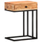 vidaXL U-Shaped Side Table 45x30x61cm Solid Acacia Wood